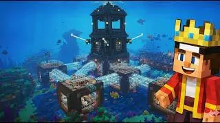 Transforming Ocean Monument Into A Op Base😍 In Mcfleet🔥 #mcfleet