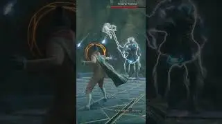 2nd Trial fight stonegaurd with spell combos  #hogwartslegacy #ultrahighgraphics #darkmagic