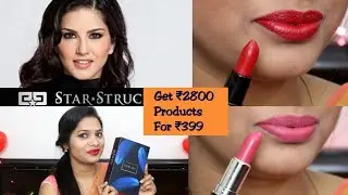 Sunny Leone lipstick in Glamego Feb 2019 box ?|Get 2800/- Products For 399/- in GlamEgo feb |try on