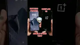 NOTHING PHONE 3 VS ONEPLUS 13 SPEED TEST
