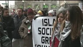 Local anti-travel ban rally put together in one day