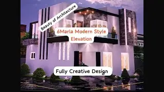 After Rain 🌧 ☔️ Beautiful Dream 😴 House Elevation | 6Marla Architectural Designer House
