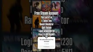 free Steam account 🔑 #subscribe #steam #share #shorts #short #like #steamgame #gaming #shortvideo