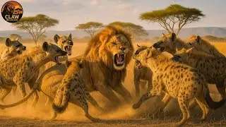 Дикая Африка: бесконечная битва львов и гиен #дикиеживотные | Claw Wildlife