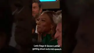 Queen Latifah from Stephen Graham winning a Golden Globe. Lady Gaga from Olivia Colman's Oscar