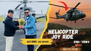 Helicopter Joyride in Bangalore! 🚁✨ Once-in-a-Lifetime Experience at Jakkur Aerodrome