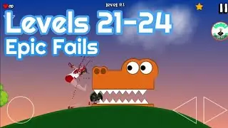 Short Ride Levels 21-24 + FAILS Android Gameplay