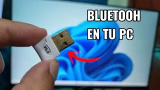 C&oacute;mo INSTALAR adaptador BLUETOOTH USB v5.0 en una PC con Windows 11/10