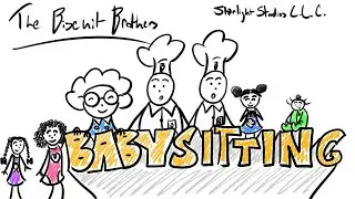 The Biscuit Brothers - The Babysitting Story | Children's Bedtime Stories For Kids Ages 0-6