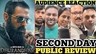 Dhurandar Second Day Public Review in Hindi, Ranveer Singh, Sanjay Dutt, Akshay Khanna.