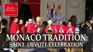 Monaco traditions: Saint  Devote celebration