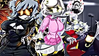 N x UZI can't help being a couple with V (comic dub) murder drones. NUZI