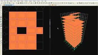 SAP2000 Tutorial 8 : Meshing the slabs