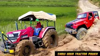 Tractor Pulling  Cargo  Tractor Trolley Game |  Transport Game | 3D Gameplay | #anshi143
