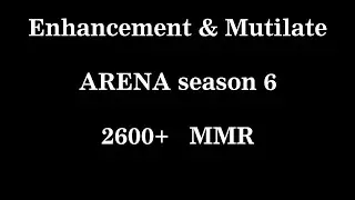 Wotlk Classic PvP Enhancement Shaman & Mutilate Rogue Arena 2vs2 2600 MMR