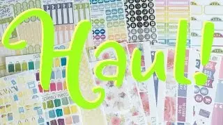 Etsy Sticker Haul (SPC, MilaPrintShop, EvieLou&co, & Plannerkate1)