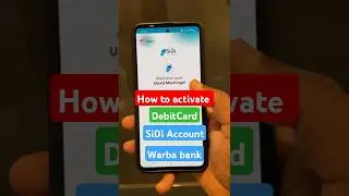 How to activate debit cards | How to activate a new atm card #sidi #account #atmcard