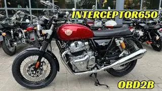 2025 New Royal Enfield Interceptor 650 OBD2B Detailed Review | Interceptor 650 New Model 2025