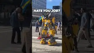 #job #transformers #busker #funny #stockholm #career #hatemyjob #hateyourjob