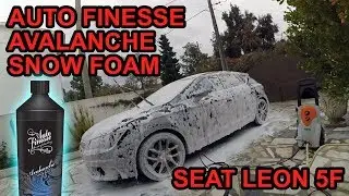 Testing Auto Finesse Avalanche Snow Foam Seat Leon 5F