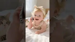 Baby call &ldquo;hello Mamah&rdquo; dubbi dubbi 🤗 #shorts #ai #baby #funnyshorts #10ksubscribers