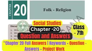 Class 7 Social Studies | Chapter 20: Folk - Religion Full Question and Answers Telangana State Board