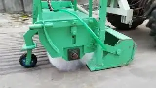 Road cleaning machine and Hydraulic broom machine