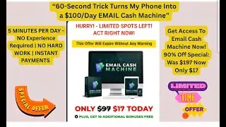 Email Cash Machine Honest Reviews [Real Info + Coupon + Bonuses+OTO] - Glynn Kosky