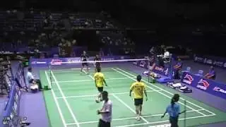 [2008 China Masters]MD.QF - Cai yun & Fu haifeng vs GAN Teik Chai & LIN Woon Fui 2/4