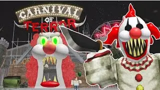 Escape the carnival of terror obby in roblox pt10