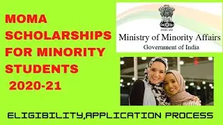 MOMA SCHOLARSHIP FOR MINORITY STUDENTS 2020-21/NSP/NATIONAL SCHOLARSHIP FOR MINORITY STUDENTS2020-21