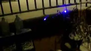 Blu-ray laser in the snow