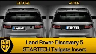 Land Rover Discovery 5 (2017+) - Startech Central Number Plate Tailgate Insert.
