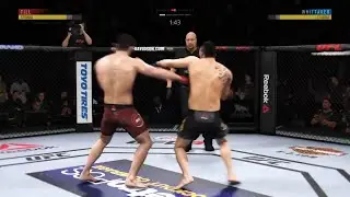 Robert Whittaker vs Darren Till  UFC 3 Simulation (AI)
