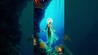 She&rsquo;s the reason Atlantis stays hidden. #OceanGoddess #AIBeauty #FantasyUnderwaterQueen