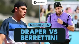 Jack Draper vs Matteo Berrettini Match Highlights | Madrid 2025
