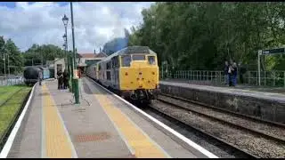 Summer diesel gala Class 31 31430 Sister Dora and Class 33 33002 Sea King at Eridge 06/08/21