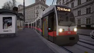 Einschubfahrt Part 2: Mit der Linie 71 zum St. Marx | Tramsim Wien