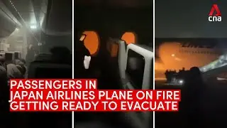 Japan Airlines fire: Video emerges of passengers inside cabin receiving evacuation instructions