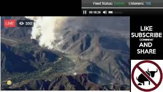 Blue Cut fire Live and scanner feed