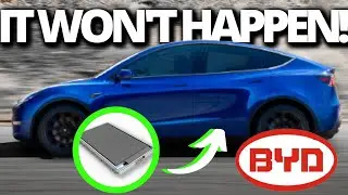 BYD won't supply their BLADE BATTERY to TESLA!