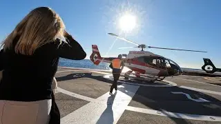 Monaco - Italian Border | 4K Helicopter Flight