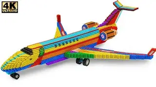DIY - How To Make Special Aircraft From Magnetic Balls ( Satisfying Videos ) | Magnet Satisfying