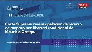 Corte Suprema revisa apelaci&oacute;n de recurso de amparo por libertad condicional de Mauricio Ortega