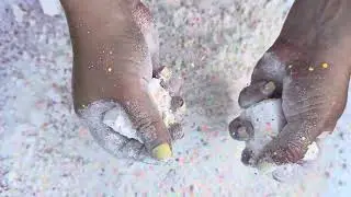Birthday Cake with gym chalk party mix🩷🎉🩷