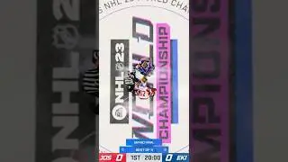 NHL 23 How I Finished 2nd In The World Championships
