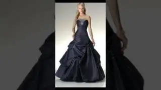 2017 Black Wedding Dress Trend