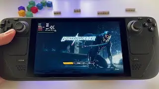 Ghostrunner - Steam Deck handheld gameplay | high graphics, Vulkan