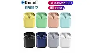 AQUI TEM - Fone Intra-Auricular Sem Fio inpods 12 Fone De Ouvido Sem Fio Intra-Auricular Se