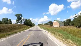 84 mile ride through several small Iowa towns